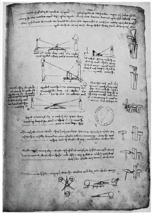 Framed Print : Optical studies, late 15th or early 16th century (1954). Artist: Leonardo da Vinci