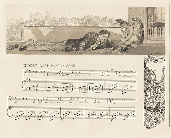 Opus XII, Brahms Phantasy, 1894. Creator: Klinger, Max (1857-1920)