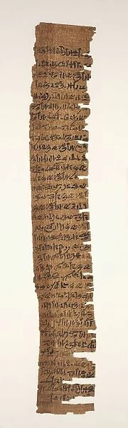 Oracular Amuletic Decree, 1069-715 BC. Creator: Unknown