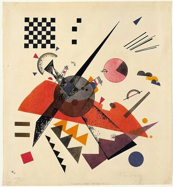 Orange, 1923. Artist: Kandinsky, Wassily Vasilyevich (1866-1944)
