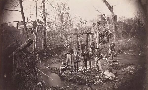 [Orange and Alexandria Railroad Bridge, near Union Mills, Virginia], ca. 1863