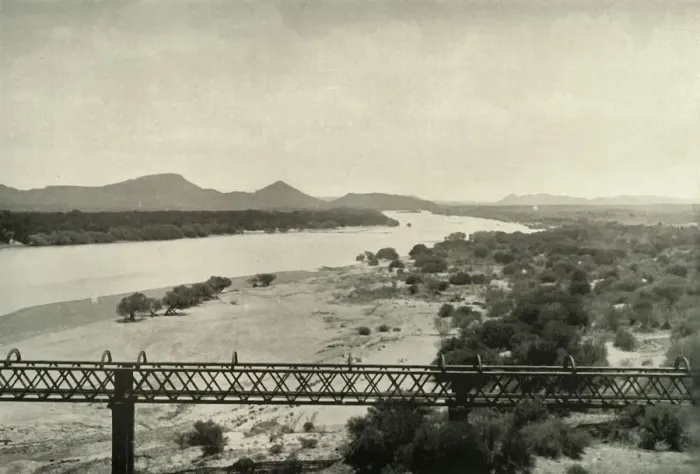 Framed Print : The Orange River at Norvals Pont, 1900. Creator: George Washington Wilson Framed Print : The Orange River at Norvals Pont, 1900. Creator: George Washington Wilson