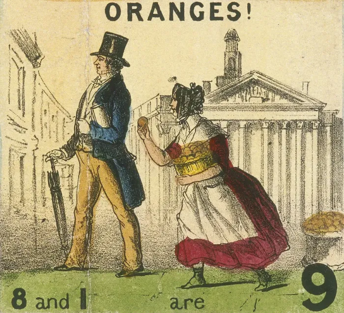 Framed Print : Oranges!, Cries of London, c1840. Artist: TH Jones Framed Print : Oranges!, Cries of London, c1840. Artist: TH Jones