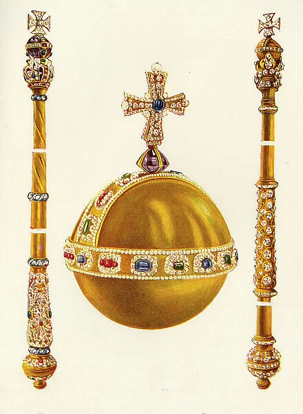 The Orb and The Sceptres with the Crosses, 1911. Creator: Unknown