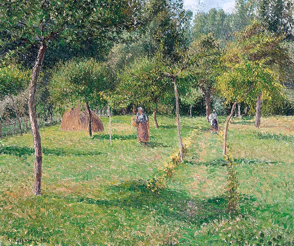 The Orchard at Eragny, 1896. Artist: Pissarro, Camille (1830-1903)
