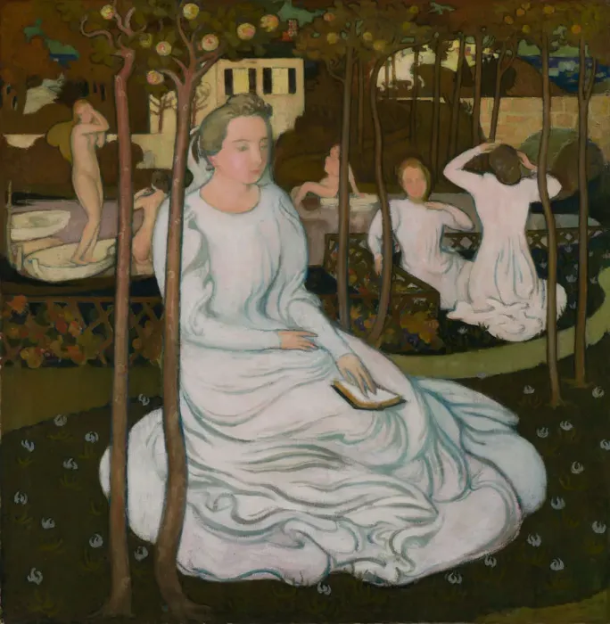 Framed Print : The Orchard of the Wise Virgins, 1893