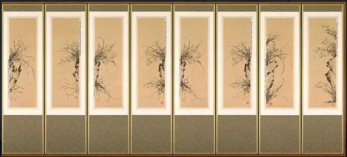 Framed Print : Orchids and Rocks, 1897-98. Creator: Yi Ha-eung (Korean, 1820-1898) Framed Print : Orchids and Rocks, 1897-98. Creator: Yi Ha-eung (Korean, 1820-1898)