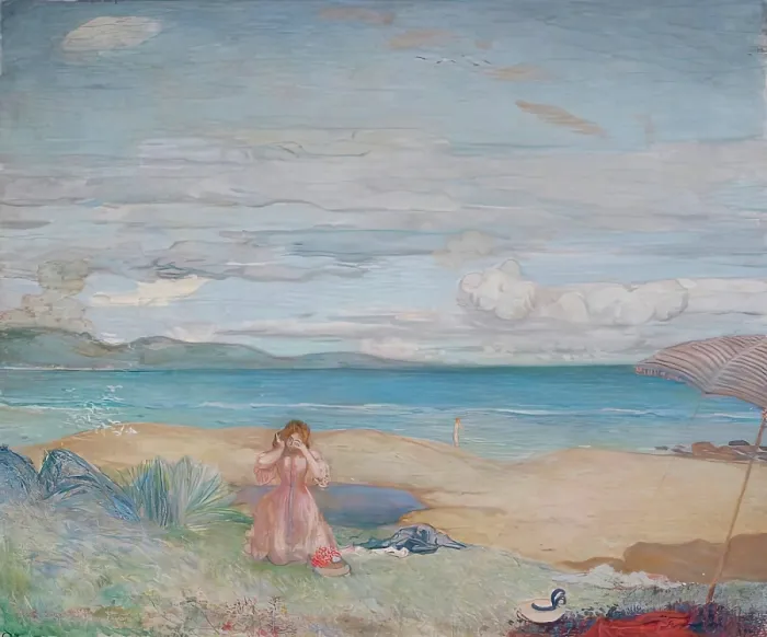 Framed Print : The Ord of Caithness, 1896. Creator: Charles Conder Framed Print : The Ord of Caithness, 1896. Creator: Charles Conder