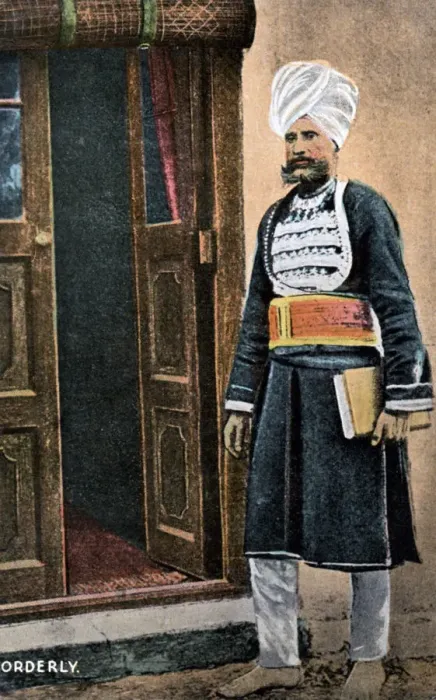 Framed Print : Orderly, Ambala, India, early 20th century Framed Print : Orderly, Ambala, India, early 20th century