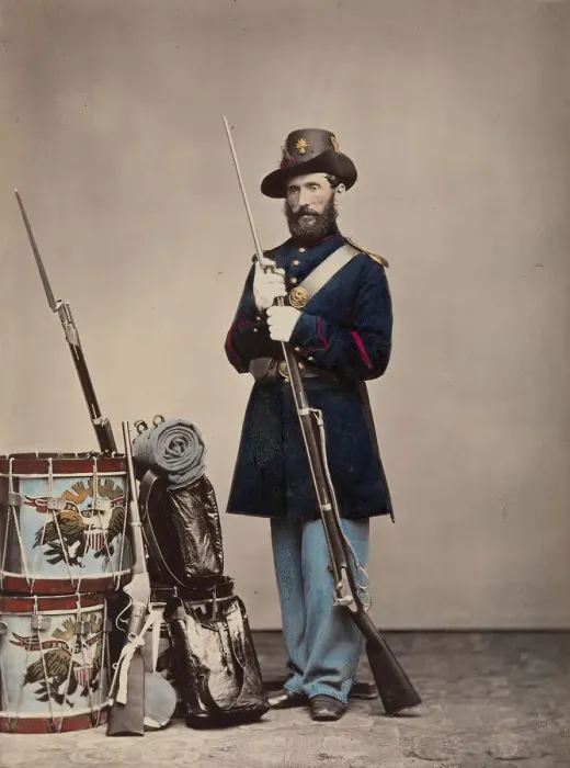 Framed Print : Ordnance, Private, 1866. Creator: Attributed to Oliver H. Willard Framed Print : Ordnance, Private, 1866. Creator: Attributed to Oliver H. Willard