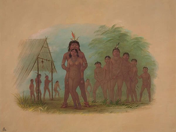 Orejona Indians, 1854  /  1869. Creator: George Catlin