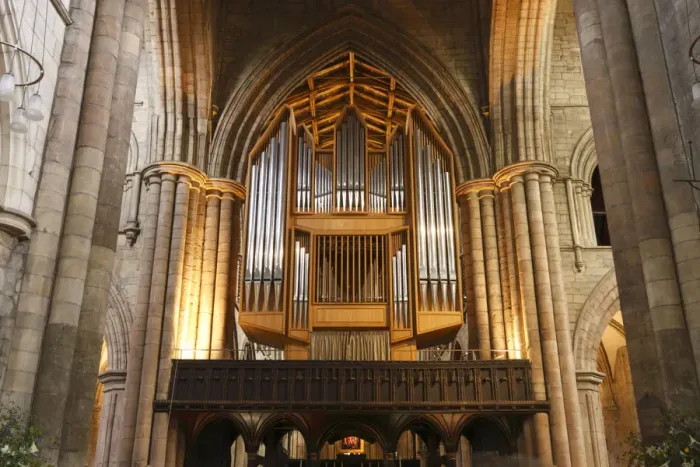 Framed Print : Organ, Hexham Abbey, Northumberland, 2010. Creator: Peter Thompson