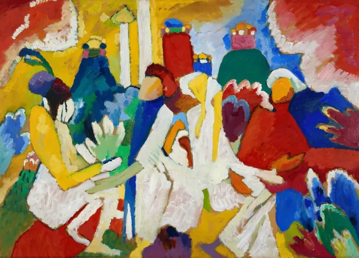 Framed Print : Oriental, 1909. Creator: Kandinsky, Wassily Vasilyevich (1866-1944) Framed Print : Oriental, 1909. Creator: Kandinsky, Wassily Vasilyevich (1866-1944)