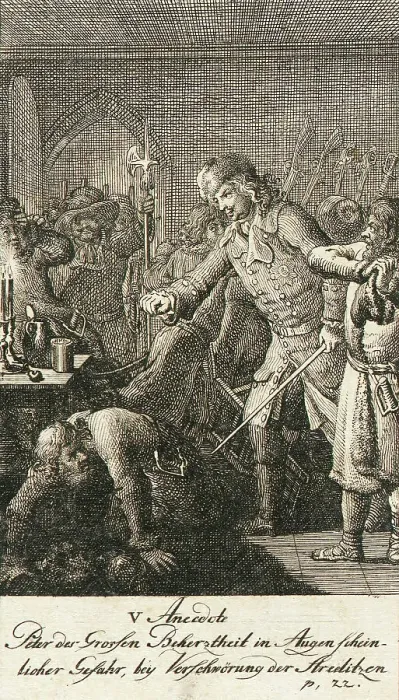 Framed Print : Original Anecdotes of Peter the Great, 1789. Creator: Daniel Nikolaus Chodowiecki Framed Print : Original Anecdotes of Peter the Great, 1789. Creator: Daniel Nikolaus Chodowiecki
