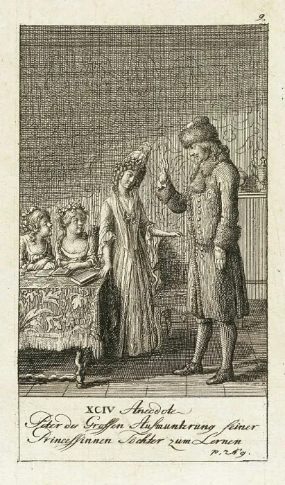 Framed Print : Original Anecdotes of Peter the Great, 1789. Creator: Daniel Nikolaus Chodowiecki Framed Print : Original Anecdotes of Peter the Great, 1789. Creator: Daniel Nikolaus Chodowiecki