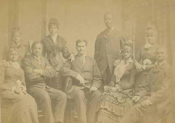 THE ONLY ORIGINAL University Singers of New Orleans, 1877-1890. Creator: Edward W