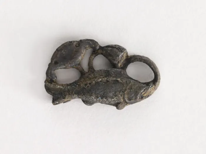 Framed Print : Ornament: fish, lotus leaf, and lotus seed pod, Goryeo period, 12th-13th century Framed Print : Ornament: fish, lotus leaf, and lotus seed pod, Goryeo period, 12th-13th century
