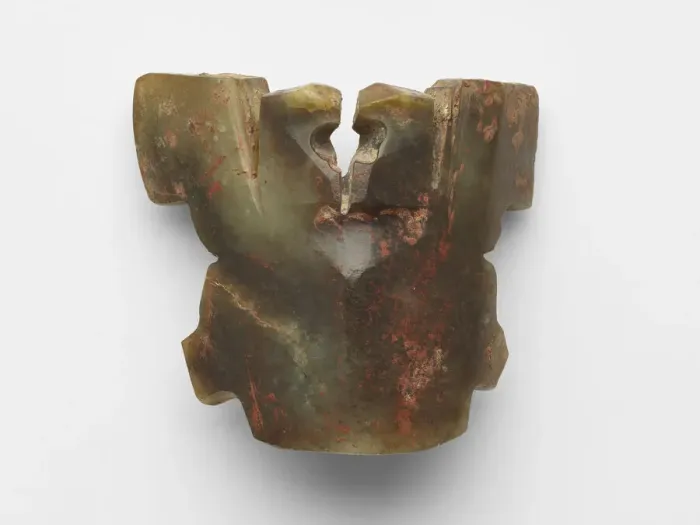 Framed Print : Ornament in the form of an animal head and crest, Late Neolithic period, ca. 1050-ca Framed Print : Ornament in the form of an animal head and crest, Late Neolithic period, ca. 1050-ca