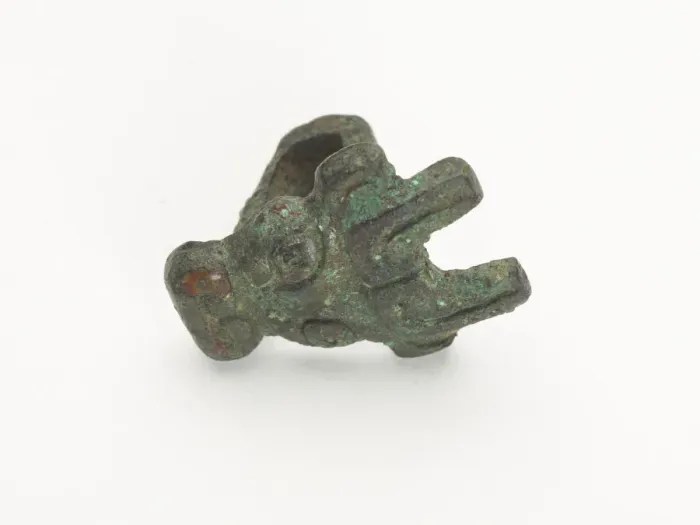 Framed Print : Ornament in the form of an animal mask, Zhou dynasty, ca. 1050-221 BCE. Creator: Unknown Framed Print : Ornament in the form of an animal mask, Zhou dynasty, ca. 1050-221 BCE. Creator: Unknown