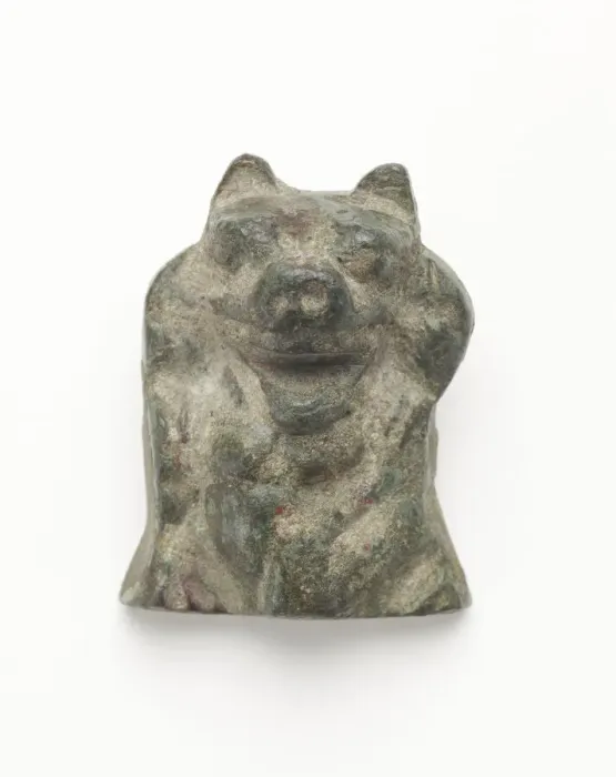 Framed Print : Ornament in the form of a bear, Han dynasty, 206 BCE-220 CE. Creator: Unknown Framed Print : Ornament in the form of a bear, Han dynasty, 206 BCE-220 CE. Creator: Unknown