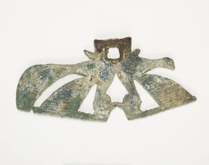 Framed Print : Ornament in the form of two birds, Han dynasty, 206 BCE-220 CE. Creator: Unknown Framed Print : Ornament in the form of two birds, Han dynasty, 206 BCE-220 CE. Creator: Unknown