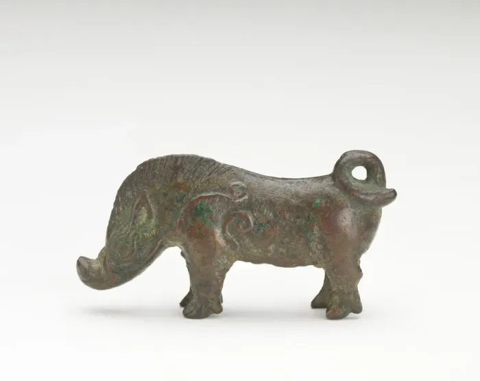 Framed Print : Ornament in the form of a boar, Han dynasty, 206 BCE-220 CE. Creator: Unknown Framed Print : Ornament in the form of a boar, Han dynasty, 206 BCE-220 CE. Creator: Unknown