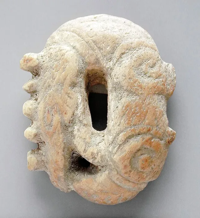 Framed Print : Ornament in the form of a Dragon Biting His Tail, 3rd century BC. Creator: Unknown Framed Print : Ornament in the form of a Dragon Biting His Tail, 3rd century BC. Creator: Unknown