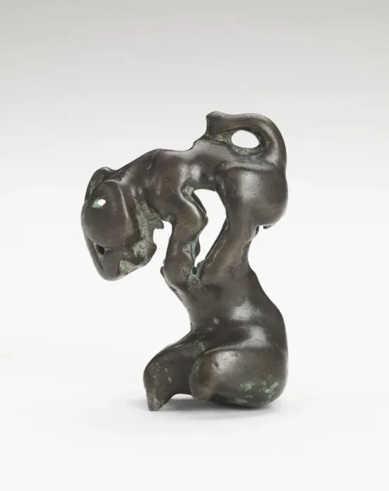 Framed Print : Ornament in the form of a feline-like animal on a foot-shaped stand, Han dynasty Framed Print : Ornament in the form of a feline-like animal on a foot-shaped stand, Han dynasty