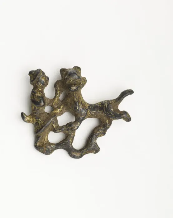 Framed Print : Ornament in the form of a man with an animal, Han dynasty, 206 BCE-220 CE Framed Print : Ornament in the form of a man with an animal, Han dynasty, 206 BCE-220 CE