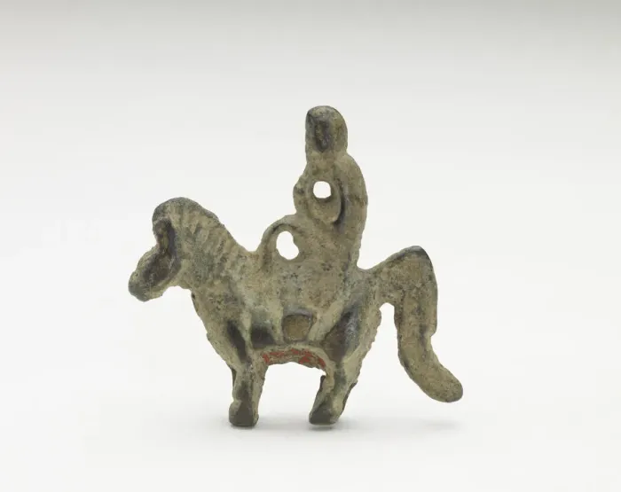 Framed Print : Ornament in the form of possibly a monkey riding a horse, Period of Division, 220-589 Framed Print : Ornament in the form of possibly a monkey riding a horse, Period of Division, 220-589