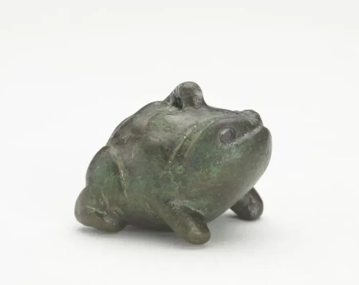 Framed Print : Ornament in the form of a toad, Han dynasty, 206 BCE-220 CE. Creator: Unknown Framed Print : Ornament in the form of a toad, Han dynasty, 206 BCE-220 CE. Creator: Unknown