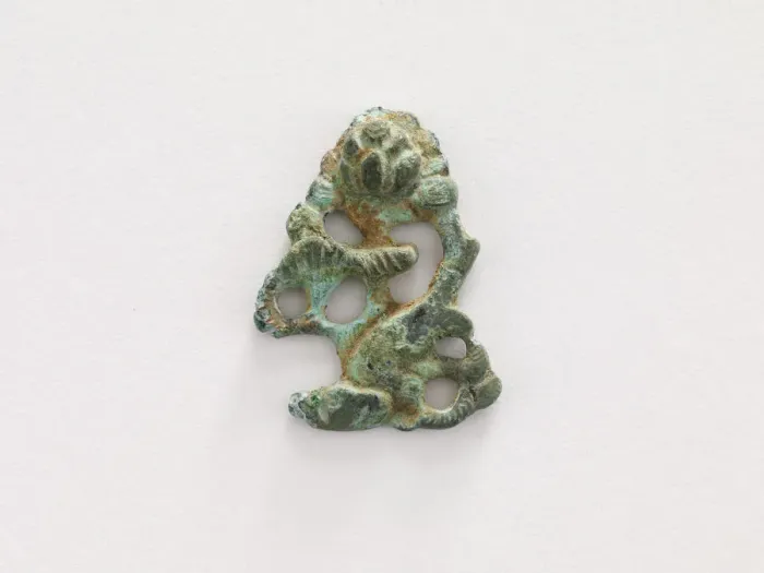Framed Print : Ornament: lotus and carp (a set ), Goryeo period, 12th-13th century. Creator: Unknown Framed Print : Ornament: lotus and carp (a set ), Goryeo period, 12th-13th century. Creator: Unknown