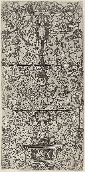 Ornament Panel: Mars, God of Battles, c. 1507. Creator: Nicoletto da Modena