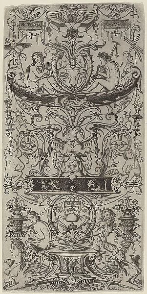 Ornament Panel: Victoria Augusta, c. 1507. Creator: Nicoletto da Modena
