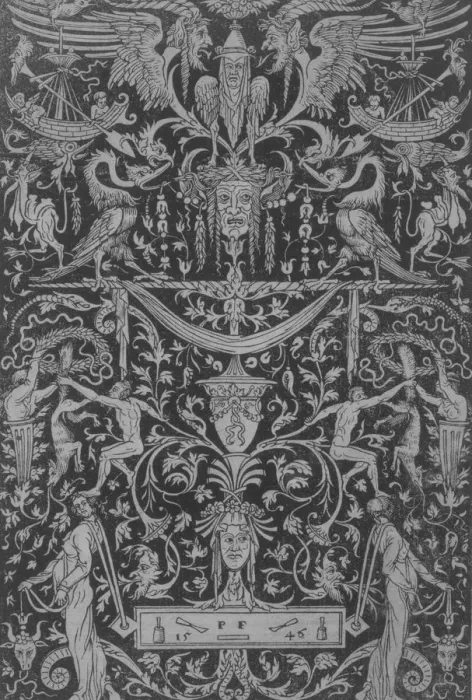 Framed Print : Ornament Print Panel, early 16th century. early 16th century. Creator: Peter Flotner Framed Print : Ornament Print Panel, early 16th century. early 16th century. Creator: Peter Flotner