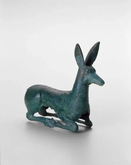 Framed Print : Ornament with Recumbent Deer, 6th / 4th century B. C Creator: Unknown Framed Print : Ornament with Recumbent Deer, 6th / 4th century B. C Creator: Unknown