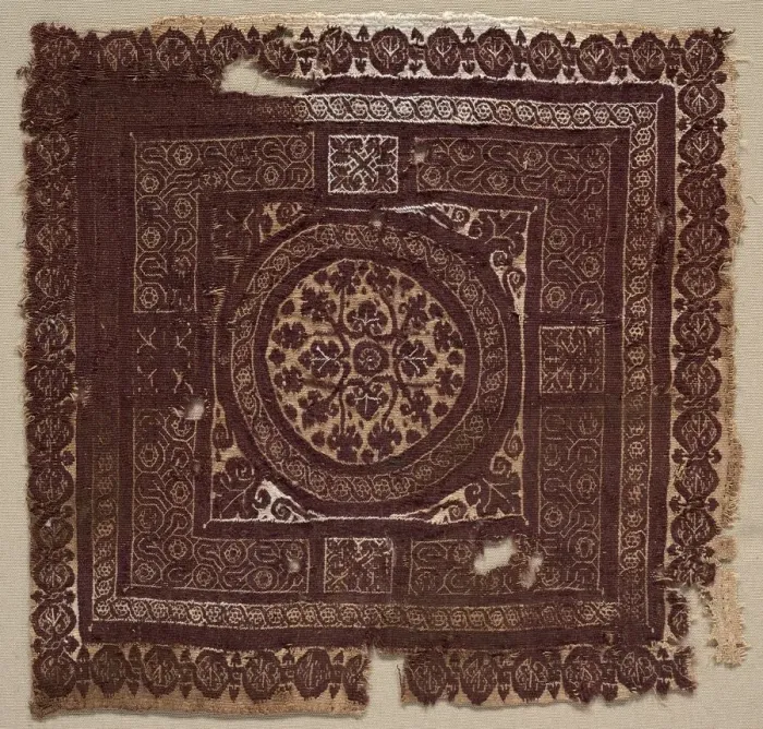 Framed Print : Ornament with Symbolic Interlacing Knots, 400s - 600s. Creator: Unknown Framed Print : Ornament with Symbolic Interlacing Knots, 400s - 600s. Creator: Unknown