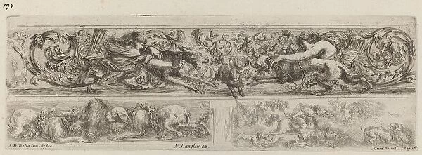 Three Ornamental Bands, probably 1648. Creator: Stefano della Bella
