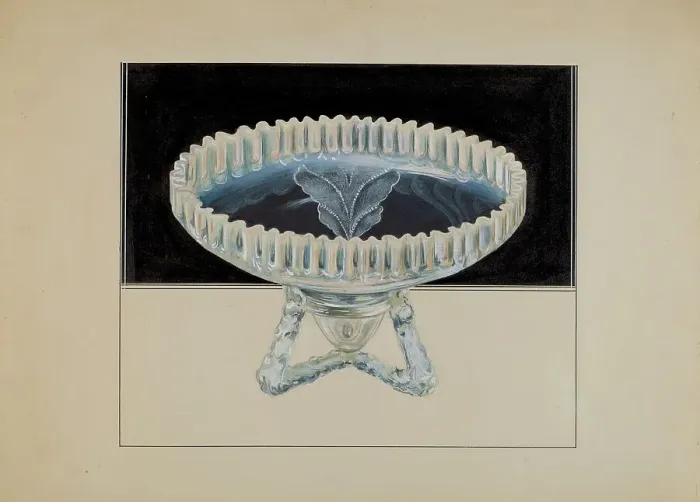 Framed Print : Ornamental Compote, c. 1936. Creator: Ralph Atkinson Framed Print : Ornamental Compote, c. 1936. Creator: Ralph Atkinson