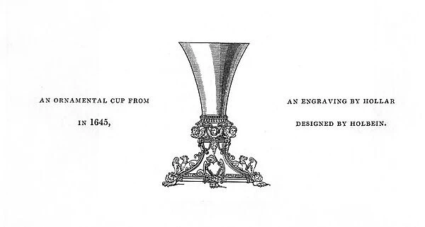 Ornamental cup, 1645, (1843). Artist: Henry Shaw