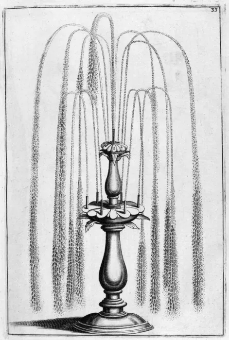 Framed Print : Ornamental fountain design, 1664. Artist: Georg Andreas Bockler Framed Print : Ornamental fountain design, 1664. Artist: Georg Andreas Bockler