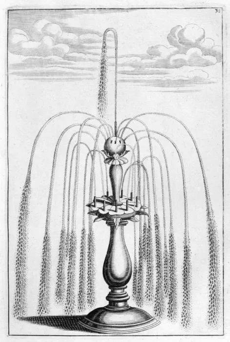 Framed Print : Ornamental fountain design, 1664. Artist: Georg Andreas Bockler Framed Print : Ornamental fountain design, 1664. Artist: Georg Andreas Bockler