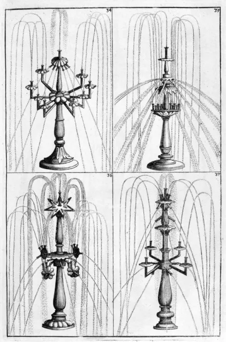 Framed Print : Ornamental fountain design, 1664. Artist: Georg Andreas Bockler Framed Print : Ornamental fountain design, 1664. Artist: Georg Andreas Bockler