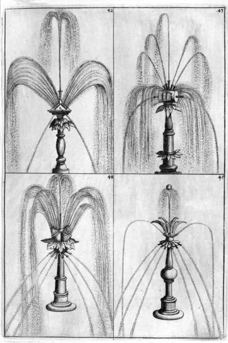 Framed Print : Ornamental fountain design, 1664. Artist: Georg Andreas Bockler Framed Print : Ornamental fountain design, 1664. Artist: Georg Andreas Bockler