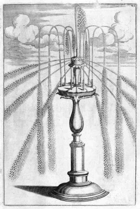 Framed Print : Ornamental fountain design, 1664. Artist: Georg Andreas Bockler Framed Print : Ornamental fountain design, 1664. Artist: Georg Andreas Bockler