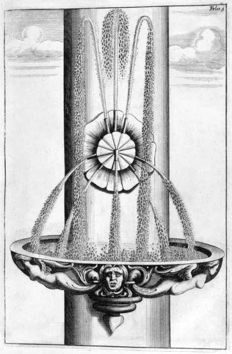 Framed Print : Ornamental fountain design, 1664. Artist: Georg Andreas Bockler Framed Print : Ornamental fountain design, 1664. Artist: Georg Andreas Bockler
