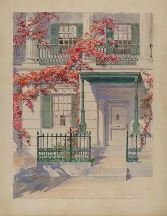 Framed Print : Ornamental Iron, c. 1936. Creator: Gilbert Sackerman Framed Print : Ornamental Iron, c. 1936. Creator: Gilbert Sackerman