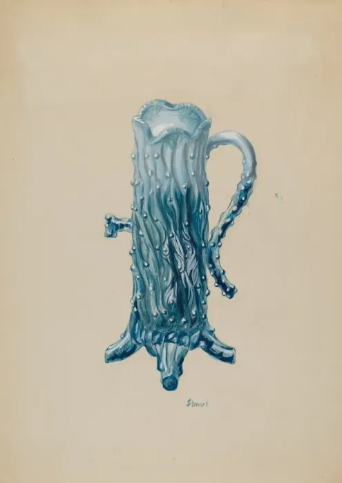 Framed Print : Ornamental Pitcher, c. 1936. Creator: Robert Stewart Framed Print : Ornamental Pitcher, c. 1936. Creator: Robert Stewart