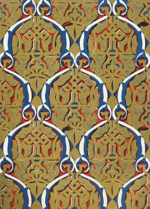 Framed Print : Ornaments in panels, Court of the Mosque, 1907. Creator: Unknown Framed Print : Ornaments in panels, Court of the Mosque, 1907. Creator: Unknown