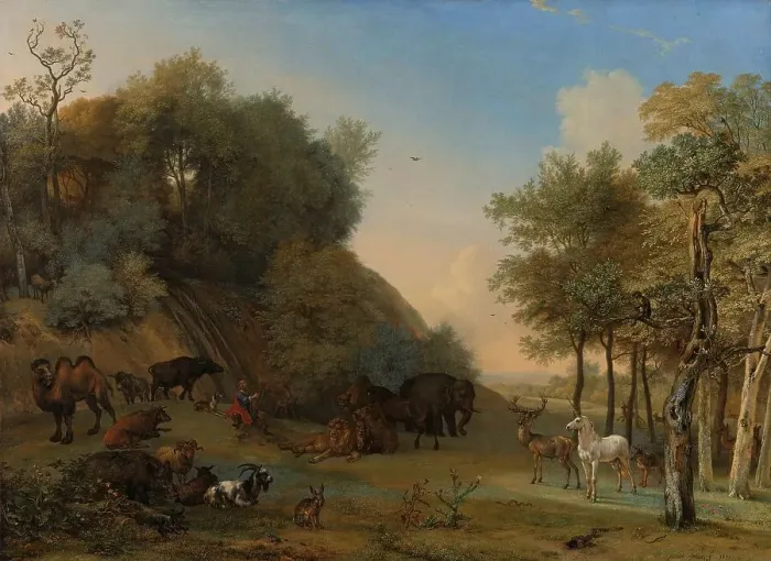 Framed Print : Orpheus and the Animals, 1650. Creator: Paulus Potter Framed Print : Orpheus and the Animals, 1650. Creator: Paulus Potter